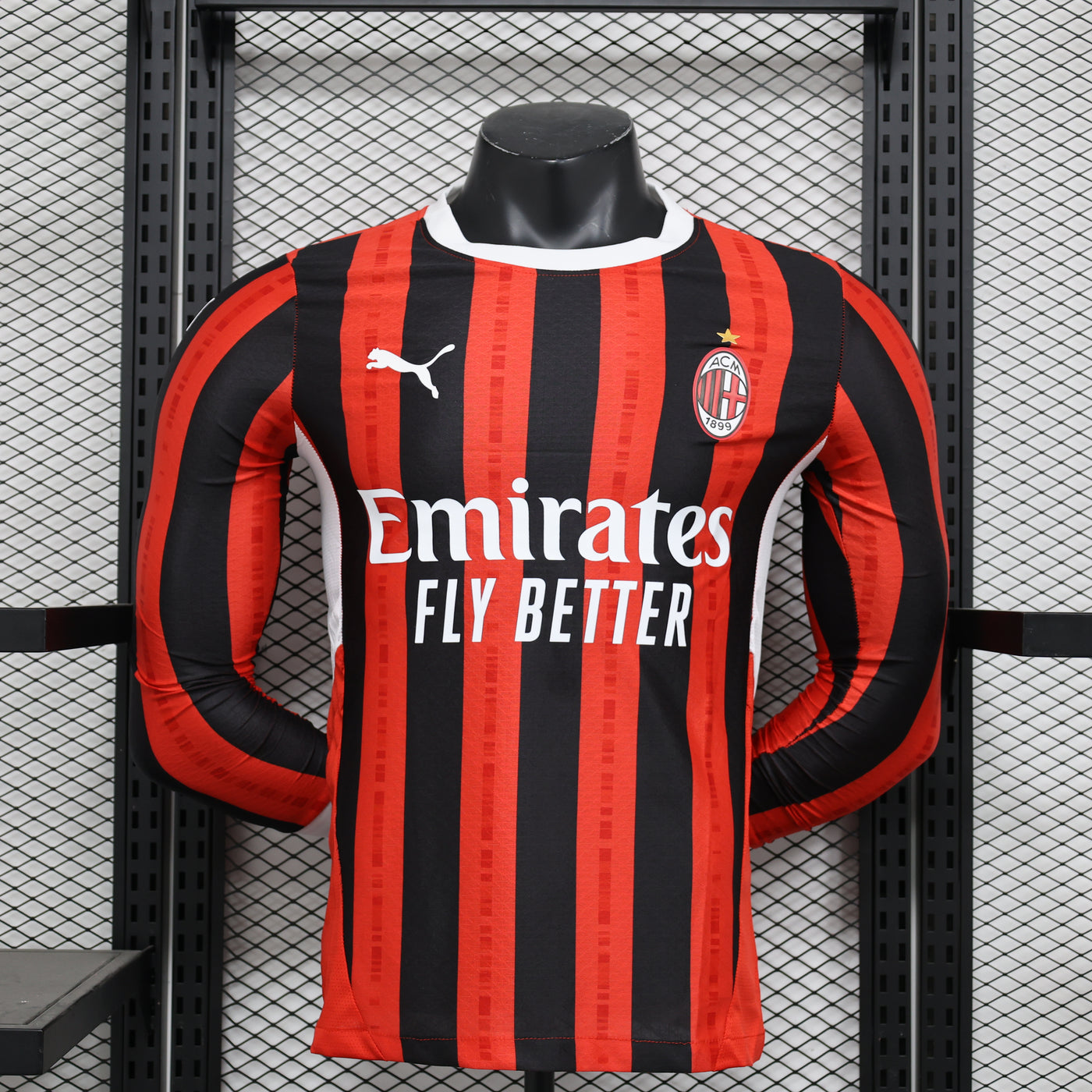 AC Milan 24/25 Long-Sleeve Home (Player)