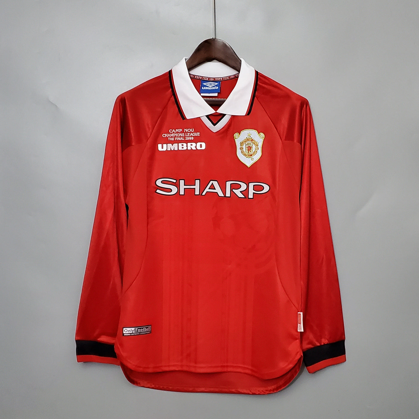 Manchester United Retro 99/00 Champions League Edition Long-Sleeve Home (Fan)