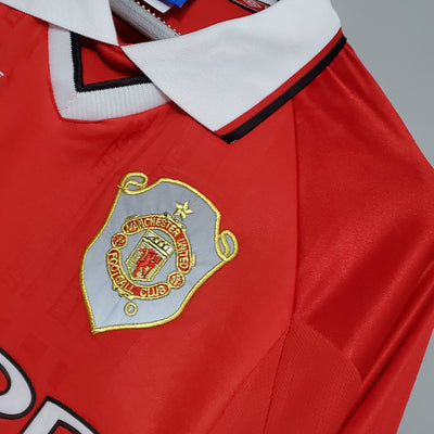 Manchester United Retro 99/00 Champions League Edition Long-Sleeve Home (Fan)