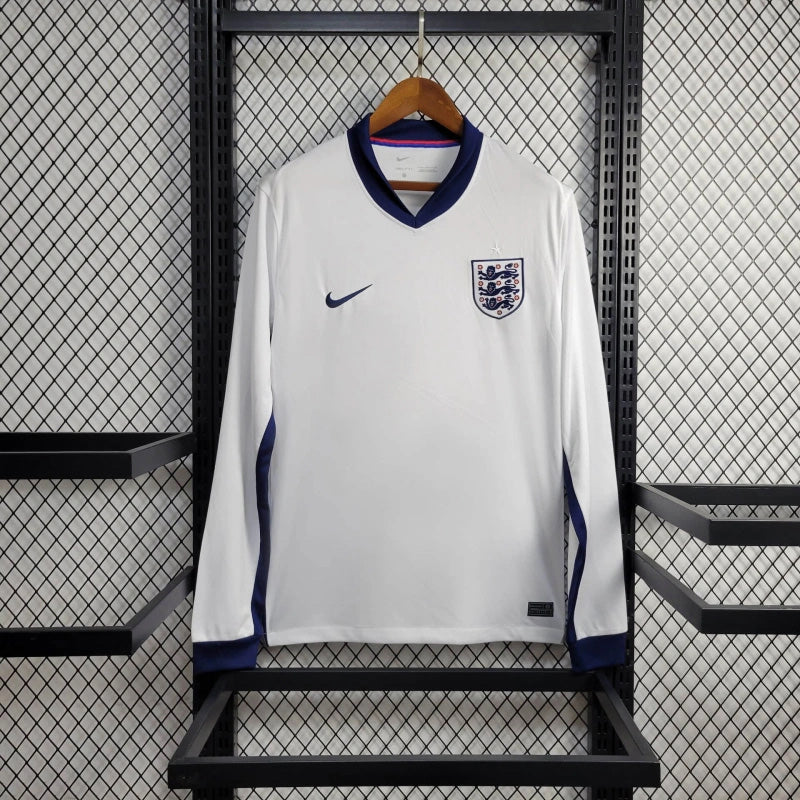 England Euros 24/25 Long-sleeve Home (Fan), Front Side