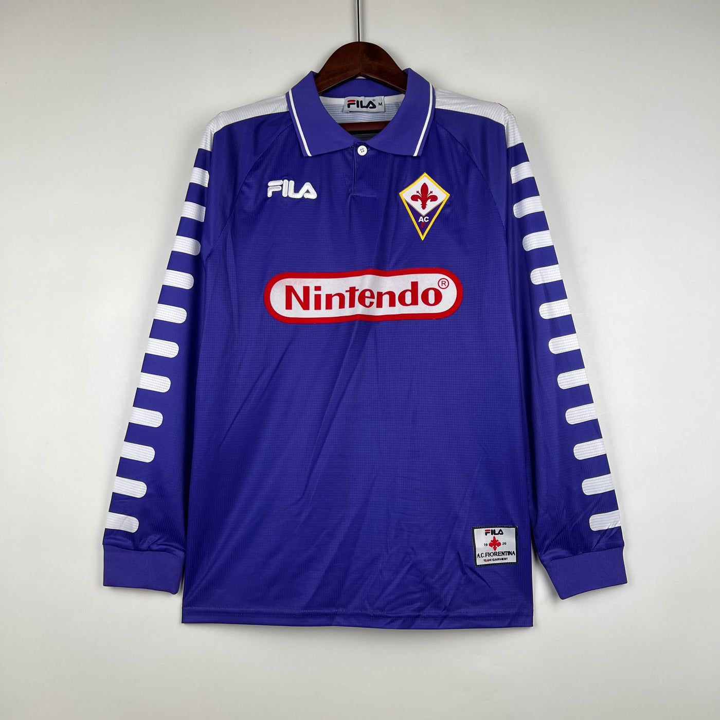 Fiorentina Retro 1998 Long-Sleeve Home (Fan)