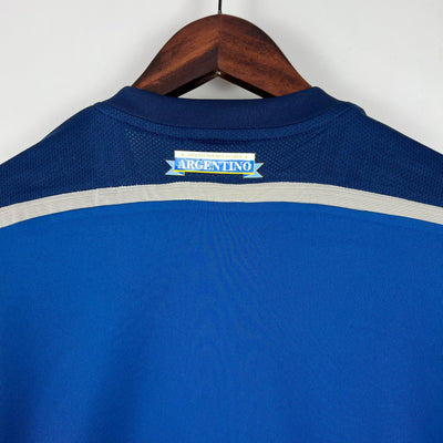 Argentina Retro 2014 World Cup Edition Long-Sleeve Away (Fan)