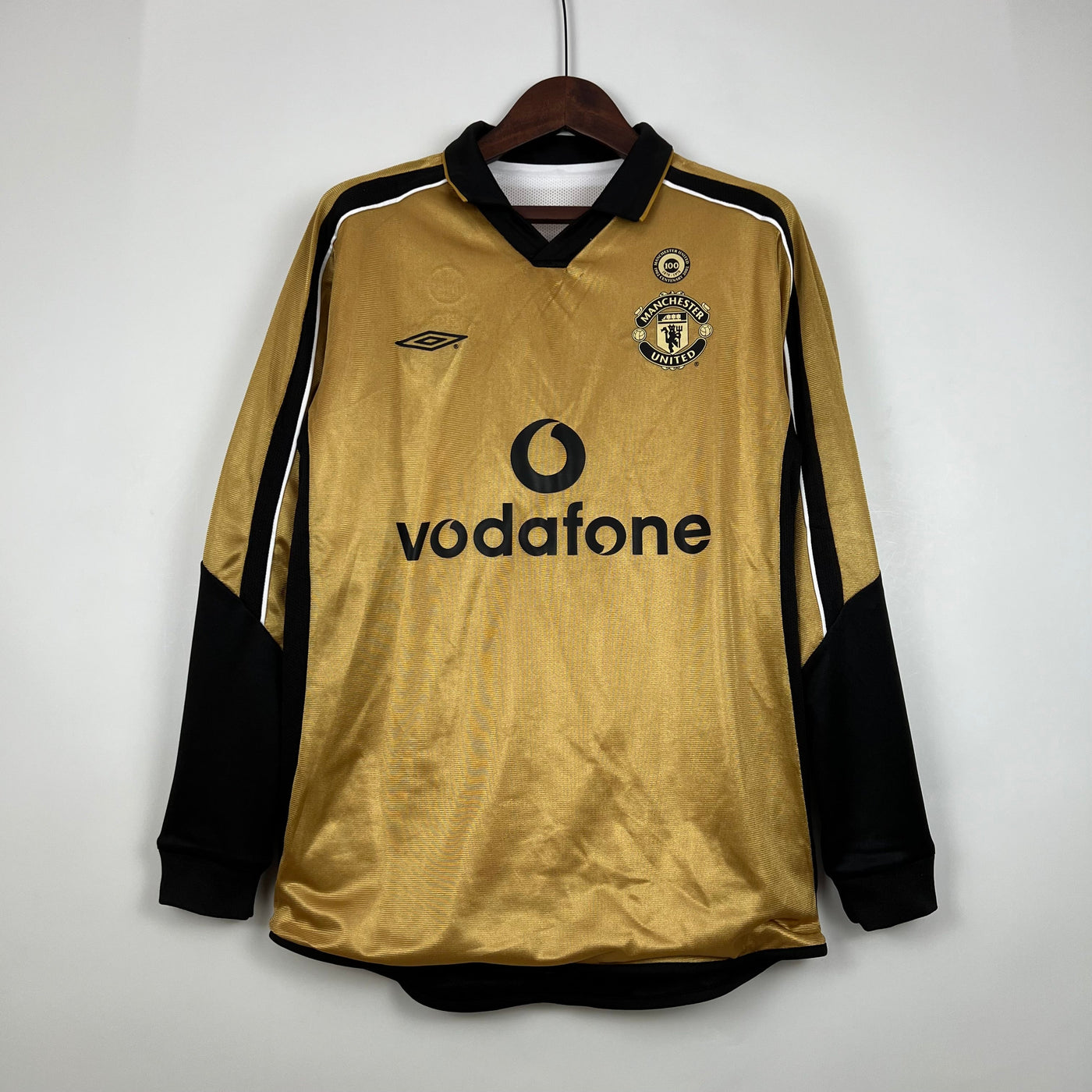 Manchester United Retro 01/02 100th Anniversary Edition Long-Sleeve (Fan)