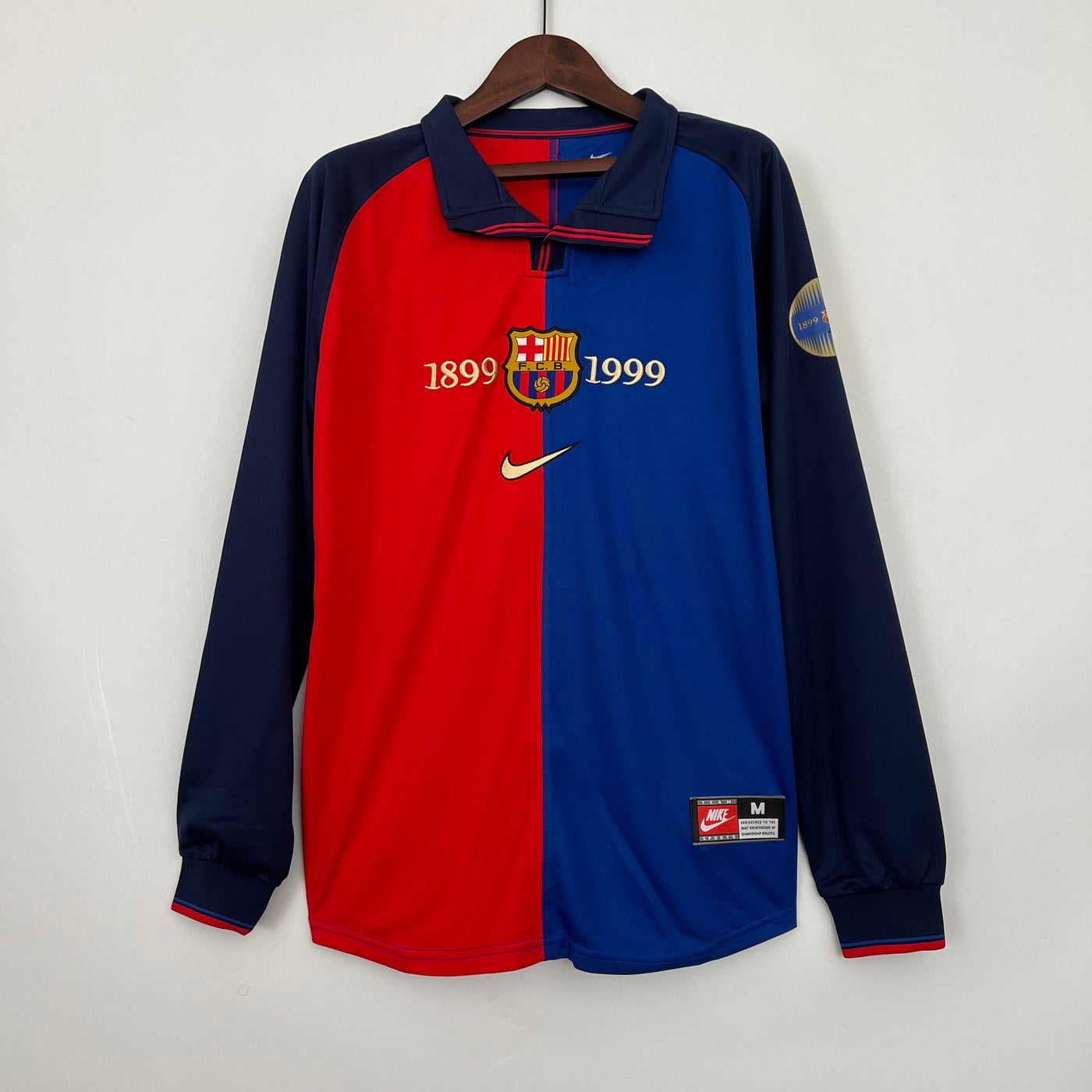 Barcelona Retro 100th Anniversary Edition Long-Sleeve Home (Fan)