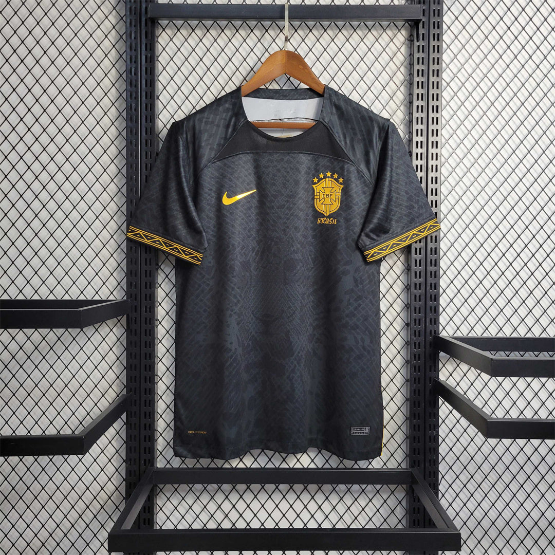 Brazil 22/23 Black Leopard (Fan)