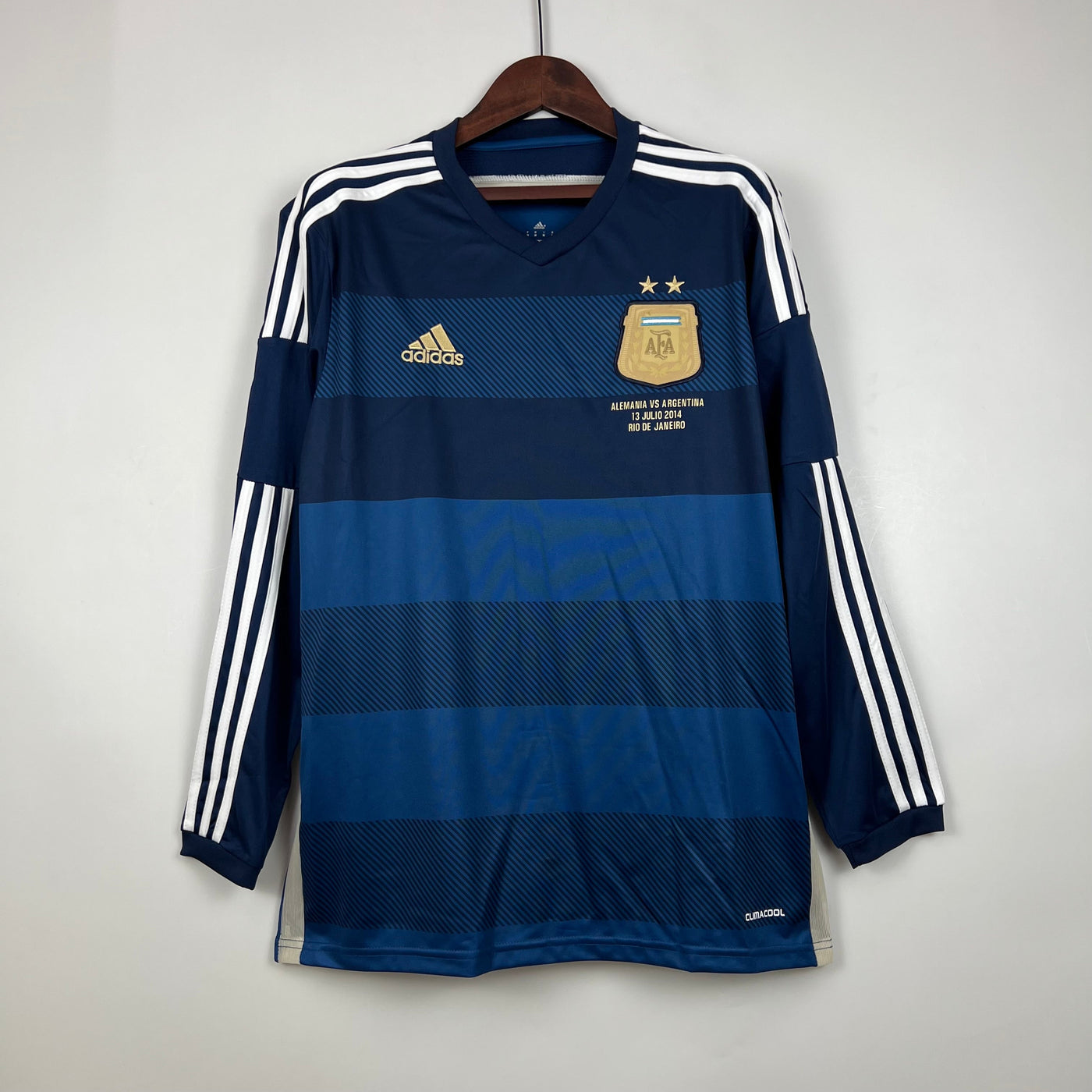 Argentina Retro 2014 World Cup Edition Long-Sleeve Away (Fan)