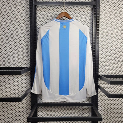 Argentina Copa America 24/25 Long-Sleeves Home (Fan), Back Side