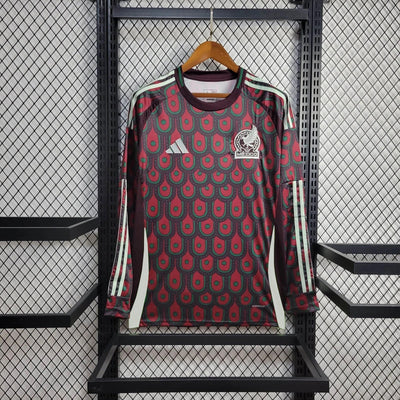 Mexico Copa America 24/25 Long-Sleeve Home (Fan), Front Side
