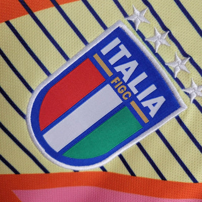 Italy Euros 24/25 Goalkeeper Orange (Fan),  Badge
