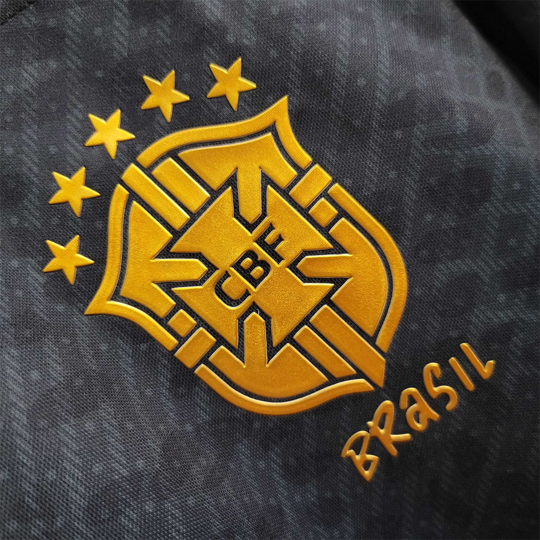 Brazil 22/23 Black Leopard (Fan)