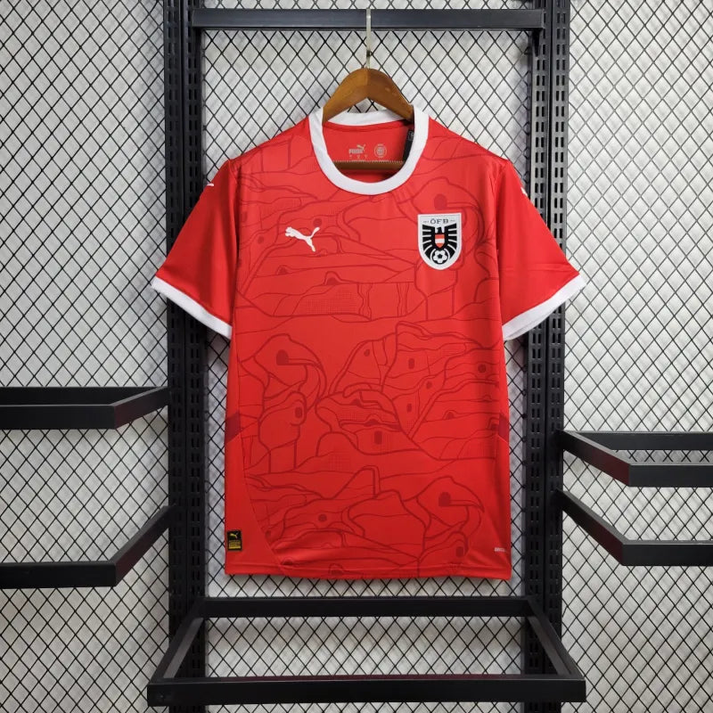 Austria Euros 24/25 Home (Fan), Front Side