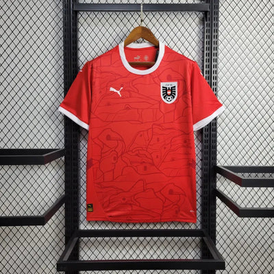 Austria Euros 24/25 Home (Fan), Front Side